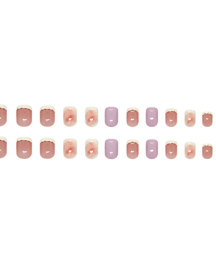 Elegant Minimalist Press-On Nail Set (24pcs) (DESIGN 7312)