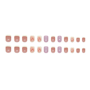 Elegant Minimalist Press-On Nail Set (24pcs) (DESIGN 7312)