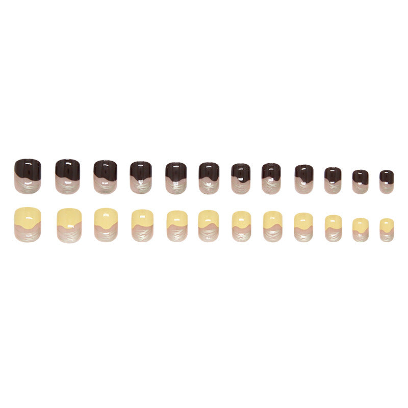 Elegant Minimalist Press-On Nail Set (24pcs) (DESIGN 7449)