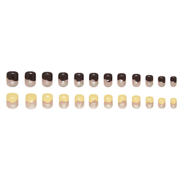Elegant Minimalist Press-On Nail Set (24pcs) (DESIGN 7449)
