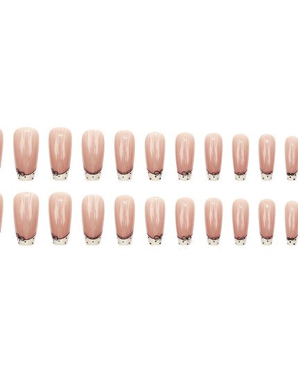 Elegant Minimalist Press-On Nail Set (24pcs) (DESIGN 7519)
