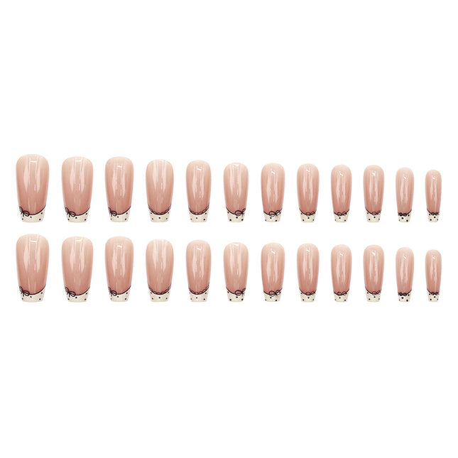Elegant Minimalist Press-On Nail Set (24pcs) (DESIGN 7519)