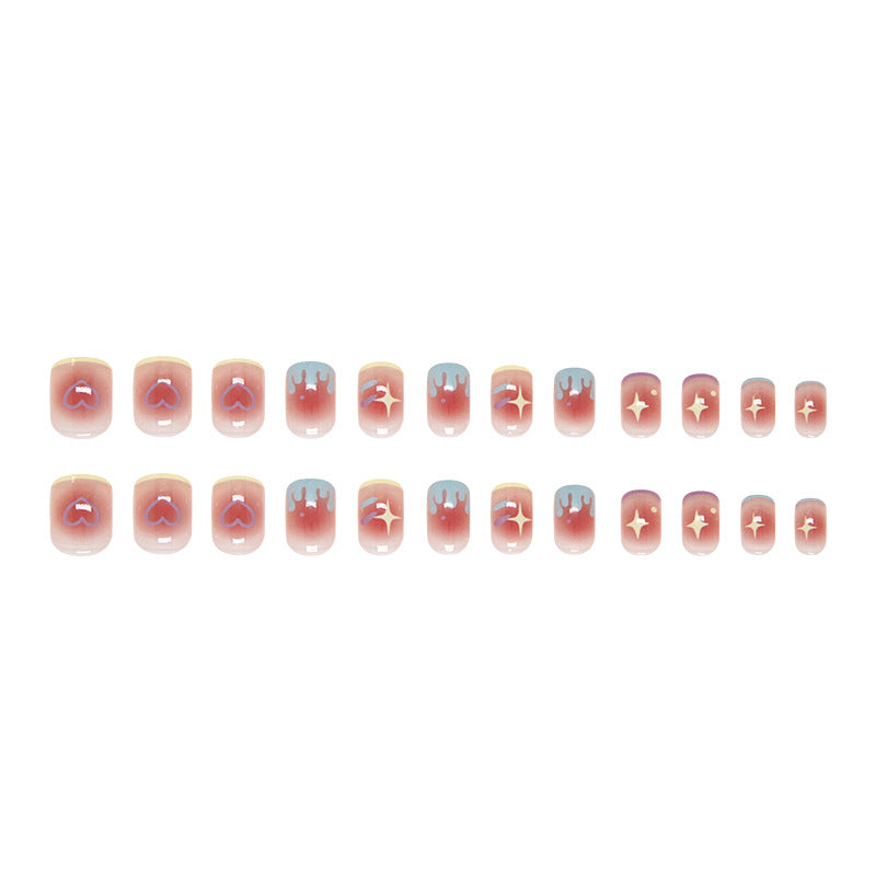Elegant Minimalist Press-On Nail Set (24pcs) (DESIGN 7445)