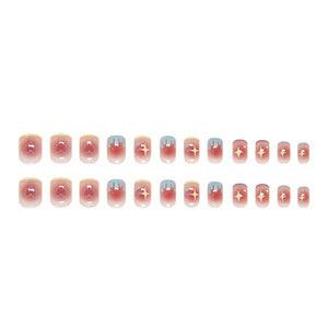 Elegant Minimalist Press-On Nail Set (24pcs) (DESIGN 7445)