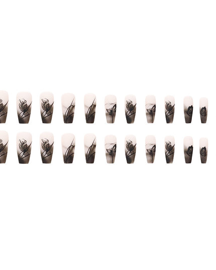 Elegant Minimalist Press-On Nail Set (24pcs) (DESIGN 7668)