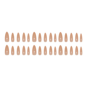 Elegant Minimalist Press-On Nail Set (24pcs) (DESIGN 7306)
