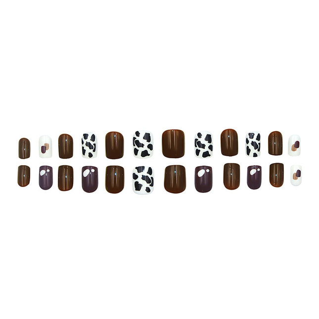 Elegant Minimalist Press-On Nail Set (24pcs) (DESIGN 7414)