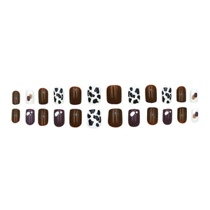 Elegant Minimalist Press-On Nail Set (24pcs) (DESIGN 7414)