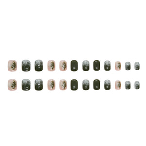 Elegant Minimalist Press-On Nail Set (24pcs) (DESIGN 7372)