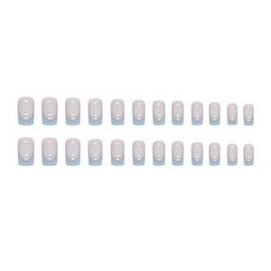 Elegant Minimalist Press-On Nail Set (24pcs) (DESIGN 7351)