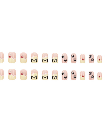 Elegant Minimalist Press-On Nail Set (24pcs) (DESIGN 7642)