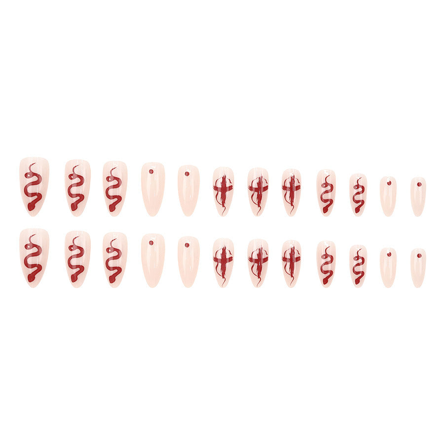 Elegant Minimalist Press-On Nail Set (24pcs) (DESIGN 7570)