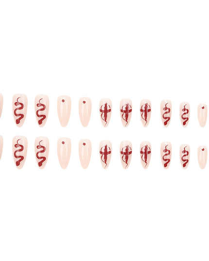 Elegant Minimalist Press-On Nail Set (24pcs) (DESIGN 7570)