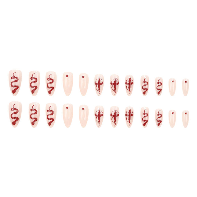 Elegant Minimalist Press-On Nail Set (24pcs) (DESIGN 7570)