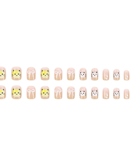 Elegant Minimalist Press-On Nail Set (24pcs) (DESIGN 7602)