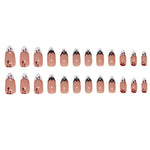 Elegant Minimalist Press-On Nail Set (24pcs) (DESIGN 7435)