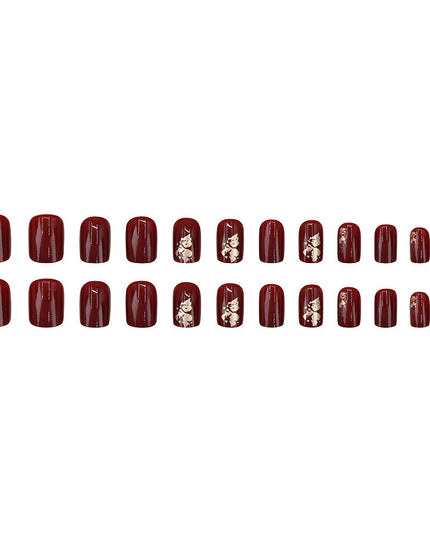 Elegant Minimalist Press-On Nail Set (24pcs) (DESIGN 7559)