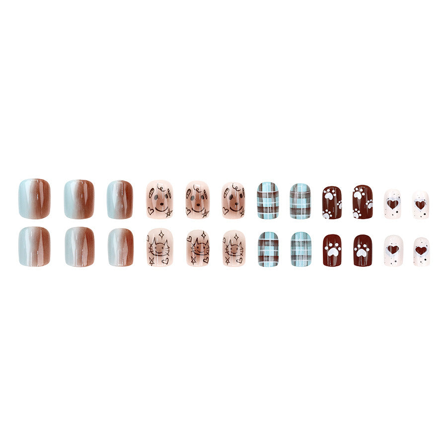 Elegant Minimalist Press-On Nail Set (24pcs) (DESIGN 7576)