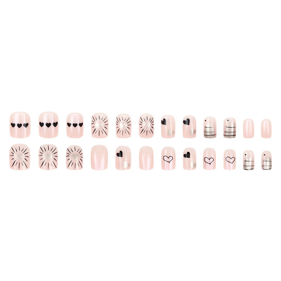 Elegant Minimalist Press-On Nail Set (24pcs) (DESIGN 7554)