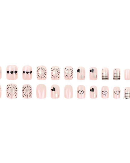 Elegant Minimalist Press-On Nail Set (24pcs) (DESIGN 7554)