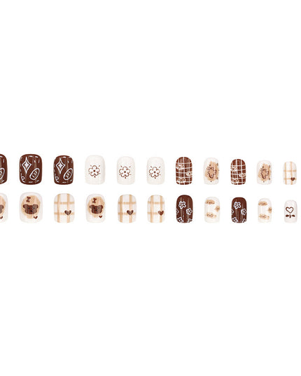 Elegant Minimalist Press-On Nail Set (24pcs) (DESIGN 7627)
