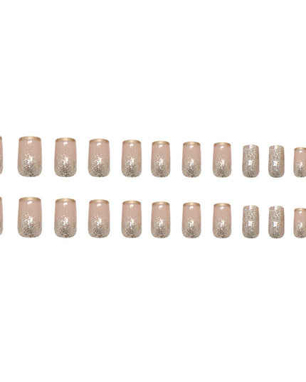 Elegant Minimalist Press-On Nail Set (24pcs) (DESIGN 7402)