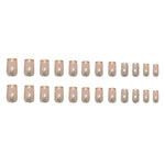 Elegant Minimalist Press-On Nail Set (24pcs) (DESIGN 7402)