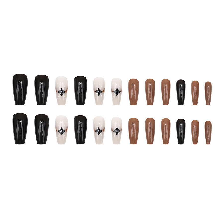 Elegant Minimalist Press-On Nail Set (24pcs) (DESIGN 7605)