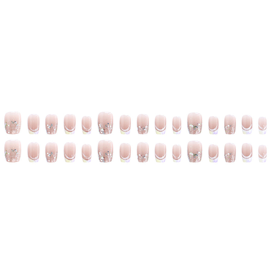 Elegant Minimalist Press-On Nail Set (24pcs) (DESIGN 7517)