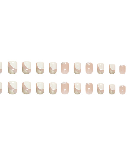 Elegant Minimalist Press-On Nail Set (24pcs) (DESIGN 7448)