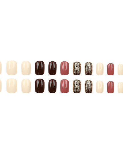 Elegant Minimalist Press-On Nail Set (24pcs) (DESIGN 7552)