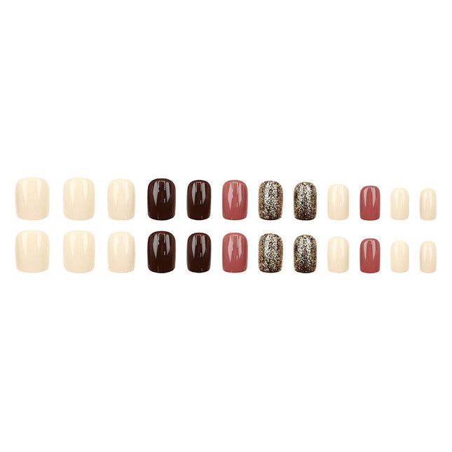 Elegant Minimalist Press-On Nail Set (24pcs) (DESIGN 7552)