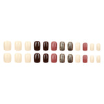 Elegant Minimalist Press-On Nail Set (24pcs) (DESIGN 7552)