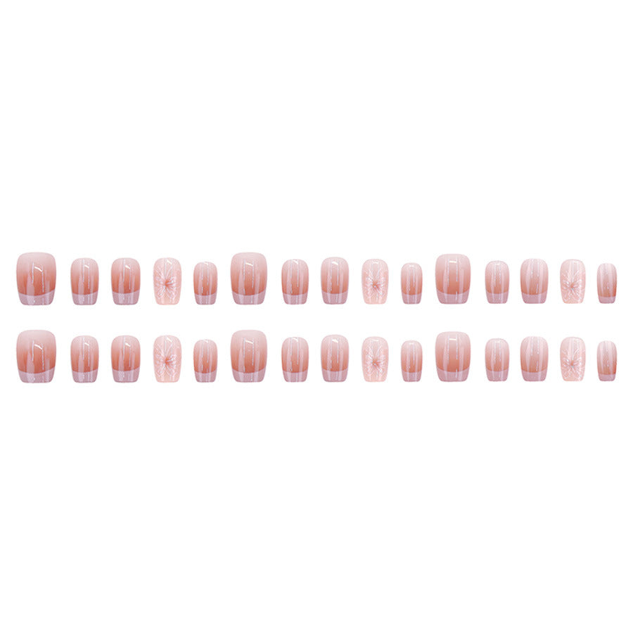 Elegant Minimalist Press-On Nail Set (24pcs) (DESIGN 7507)