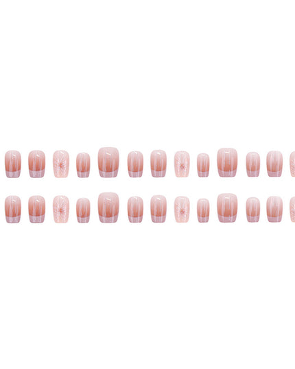 Elegant Minimalist Press-On Nail Set (24pcs) (DESIGN 7507)