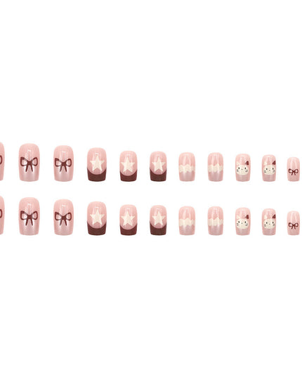 Elegant Minimalist Press-On Nail Set (24pcs) (DESIGN 7643)