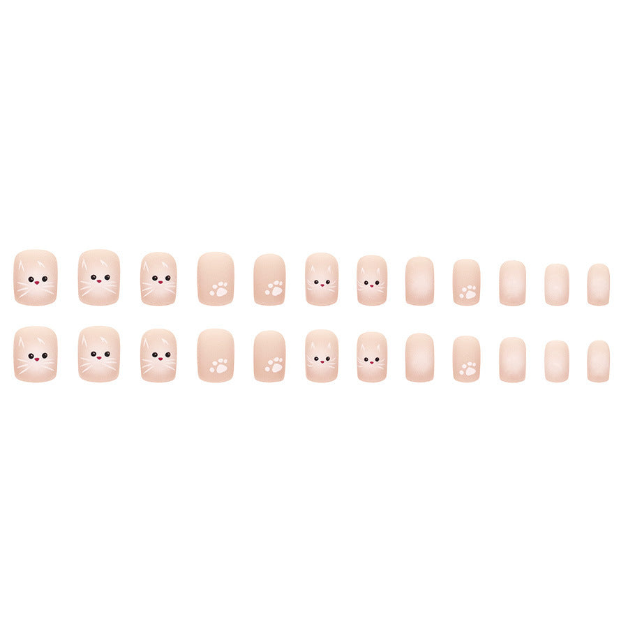 Elegant Minimalist Press-On Nail Set (24pcs) (DESIGN 7512)