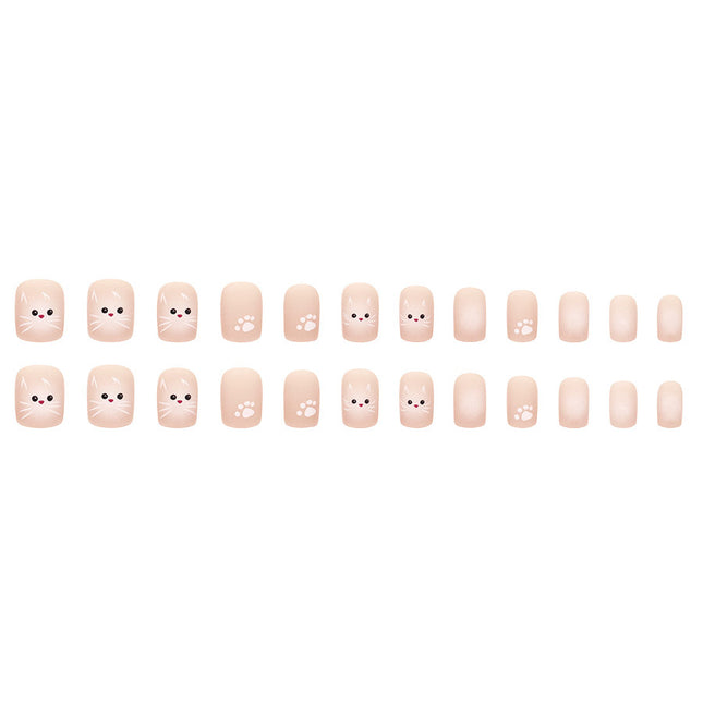 Elegant Minimalist Press-On Nail Set (24pcs) (DESIGN 7512)