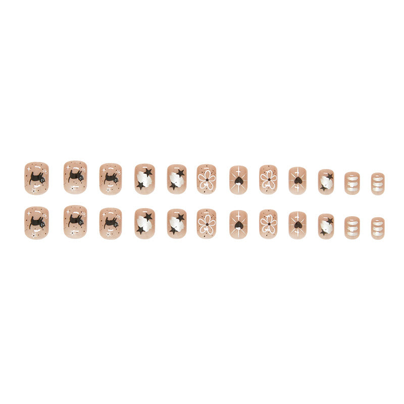 Elegant Minimalist Press-On Nail Set (24pcs) (DESIGN 7359)