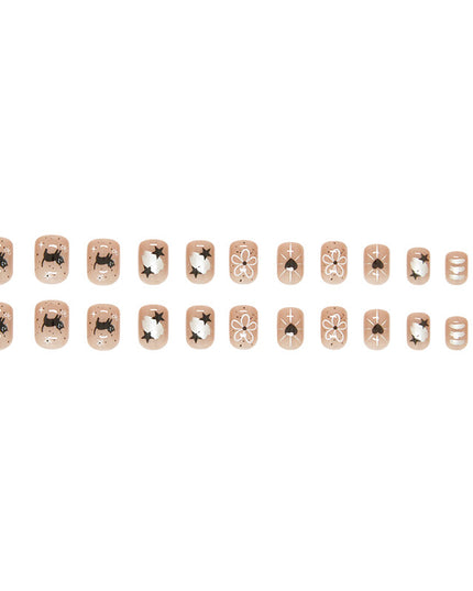 Elegant Minimalist Press-On Nail Set (24pcs) (DESIGN 7359)