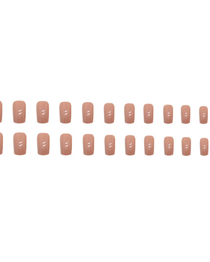 Elegant Minimalist Press-On Nail Set (24pcs) (DESIGN 7420)