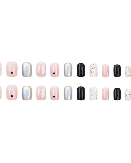Elegant Minimalist Press-On Nail Set (24pcs) (DESIGN 7548)