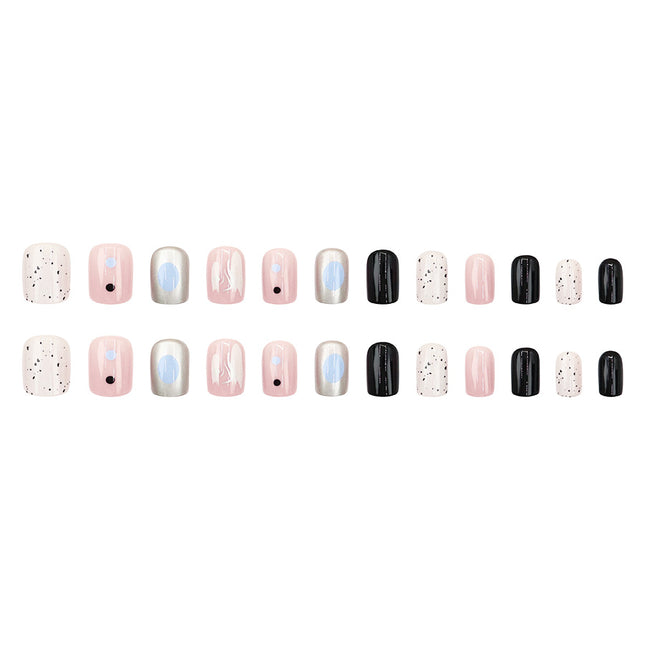 Elegant Minimalist Press-On Nail Set (24pcs) (DESIGN 7548)