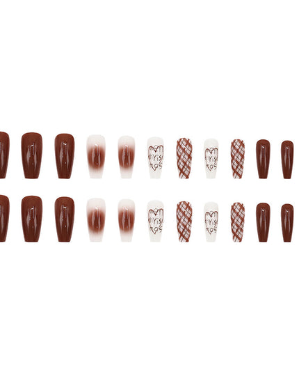 Elegant Minimalist Press-On Nail Set (24pcs) (DESIGN 7631)