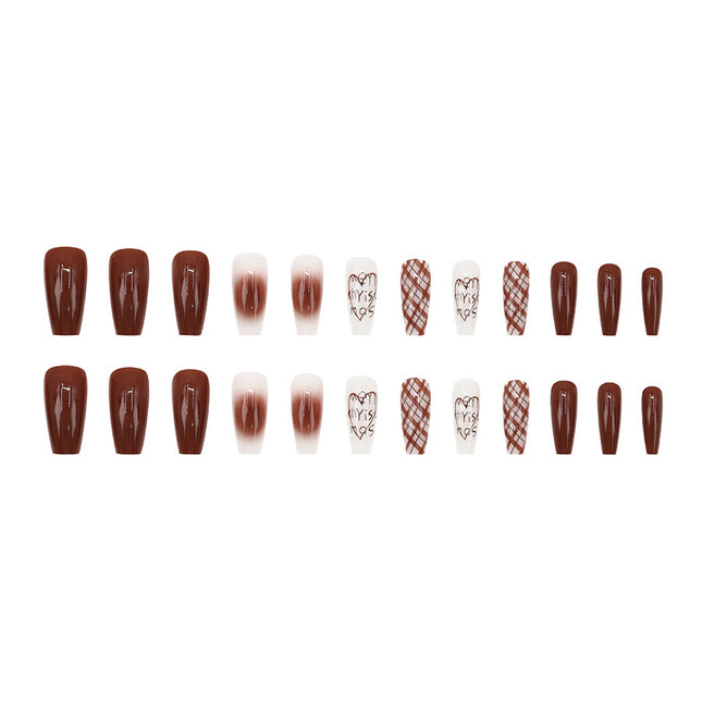 Elegant Minimalist Press-On Nail Set (24pcs) (DESIGN 7631)