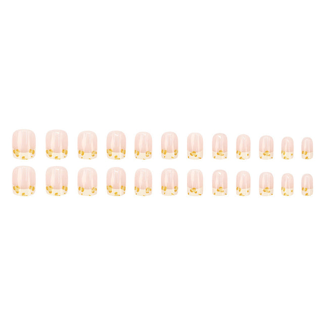 Elegant Minimalist Press-On Nail Set (24pcs) (DESIGN 7565)
