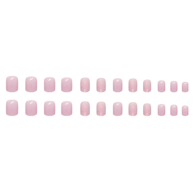 Elegant Minimalist Press-On Nail Set (24pcs) (DESIGN 7394)