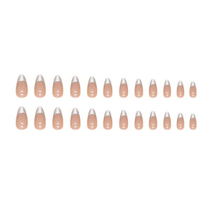 Elegant Minimalist Press-On Nail Set (24pcs) (DESIGN 7386)