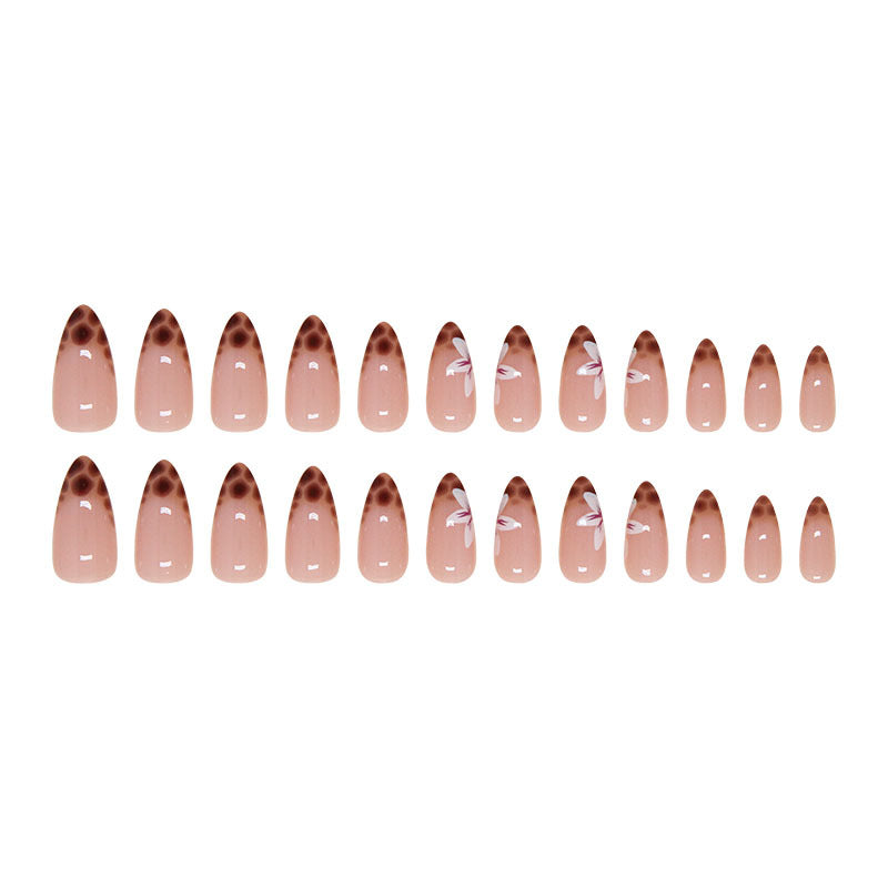 Elegant Minimalist Press-On Nail Set (24pcs) (DESIGN 7388)