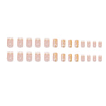 Elegant Minimalist Press-On Nail Set (24pcs) (DESIGN 7443)